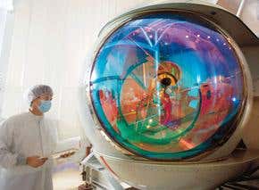 Lasers advance slowly into the battlefield