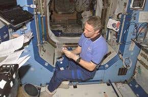 Two new crew members take over space station