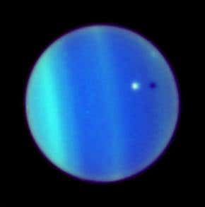 Hubble takes first image of solar eclipse on Uranus