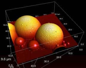 Flash of UV light solidifies nano-surfaces