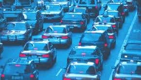 Electronic map keeps drivers away from jams