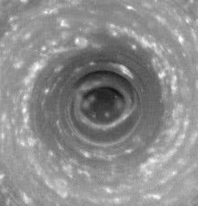 Spectacular storm rages on Saturn's south pole