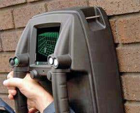 Compact radar tracks movement through a wall