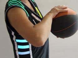 Basketball stats shown live on players' shirts