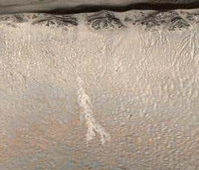 Water flows on Mars, before our very eyes