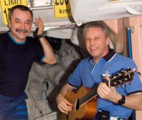 Shuttle Discovery undocks from space station