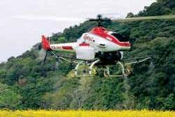 Yamaha's RMAX does the dirty work aloft while its pilot stays safely on the ground 