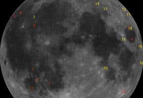 Geminid meteors seen striking the Moon