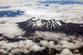 Volcanic crater lake primed to spill