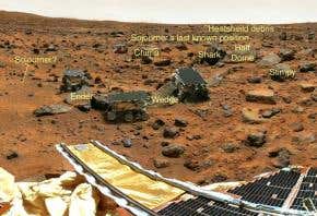 Mars probe may have spotted lost rover