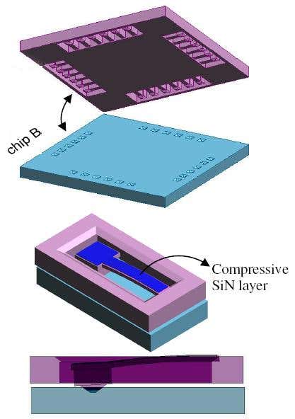 Matching sets of teeth and holes can precisely align separate silicon chips, with 200-nanometre accuracy 