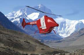 Remote-controlled copter to rescue Everest climbers