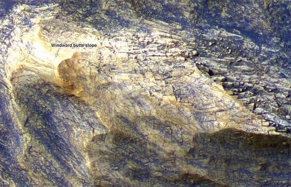 NASA's Mars Reconnaissance Orbiter has seen joints, or fractures, in Candor Chasma. These may have served as underground pipes for water millions of years ago