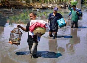 Eight months on and Lusi still spews mud