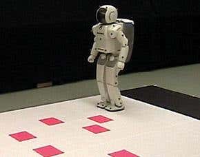 Robot Asimo learns how to jaywalk