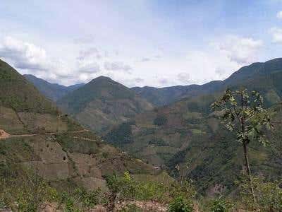 The Serrania del Pinche is shrinking dramatically due to the spread of coca farming and slash-and-burn agriculture 
