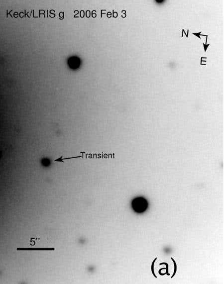 The Keck Observatory in Hawaii observed the 'transient' in M85 