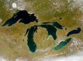 Global warming is shrinking the Great Lakes