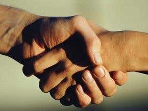 Bones could allow data swaps via handshake