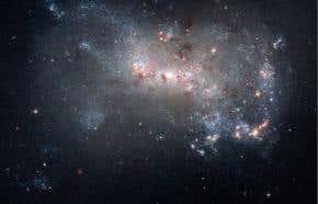 Stellar fireworks light up dwarf galaxy
