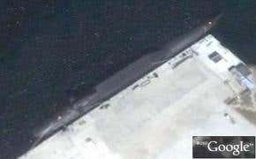 China's new submarine spotted on Google Earth