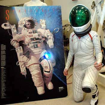 The BioSuit is much more flexible than previous gas-pressurised suits 