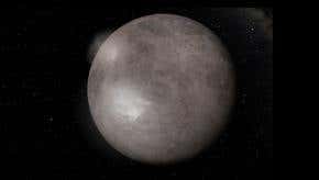 Icy geysers may erupt on Pluto's largest moon