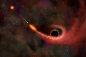 Black holes trigger stars to self-destruct
