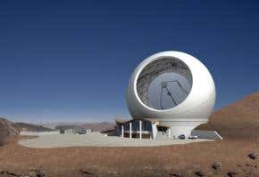 Huge telescope to probe galactic origins