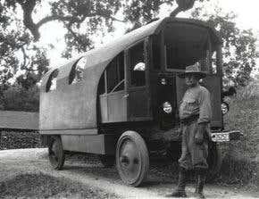 Histories: On the road in a giant redwood