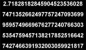 <i>e</i>: the mystery number