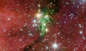 Infrared telescope reveals 'invisible' star cluster