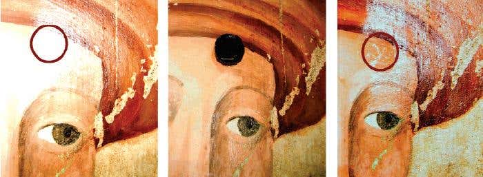 Nanomagnetic sponge restores filthy frescoes