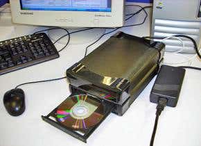 DIY lab scanner made from standard CD drive