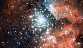 Glittering star cluster is galactic heavyweight