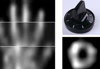 Multi-touch display can 'see' objects too