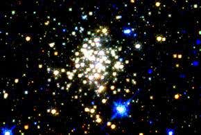 Star cluster's extreme speed puzzles astronomers