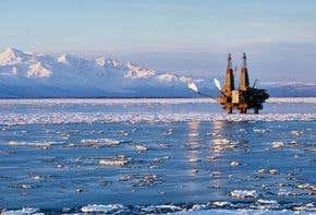 Oil spills go a long way under ice