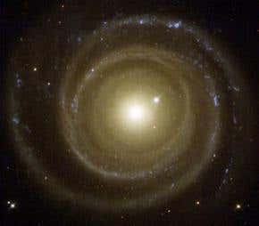 Galaxy's spiral arms point in opposite directions