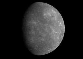 Probe returns first image of Mercury's unseen side