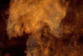 Space impact creates giant mushroom cloud