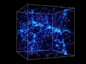 Dark energy makes galaxies keep their distance