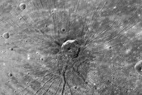 Bizarre spider scar found on Mercury's surface