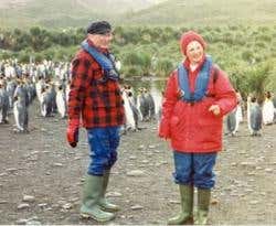 Stonehouse with his wife, Sally