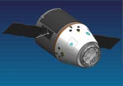 NASA has set aside $2.6 billion to purchase flights to the International Space Station after the space shuttle retires, some of which could be carried out with SpaceX's Dragon spacecraft, shown here (Illustration: SpaceX)