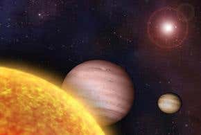 First multiple planet system found by microlensing