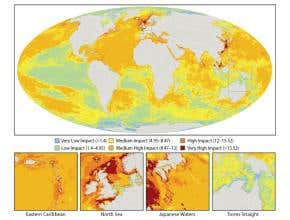 Map reveals extent of human damage to oceans