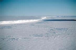 Peering beneath glacier might explain speedier slide