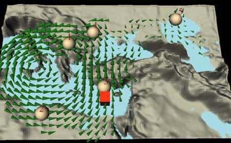 Weather map interface lets you feel the wind