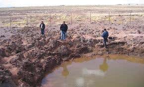 Swarm of meteorites may solve Peru impact mystery